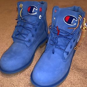 surf blue timberlands